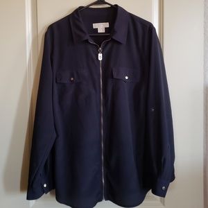 Michael Kors 2x zipper down shirt